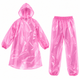 Дощовик Raincoat Set комплект плащ і брюки, рожевий - зображення 2