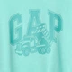 Детский комплект (свитшот + футболка + штаны) GAP 638766570 (2) 92 см Бирюзовый (1159844692) - изображение 4