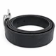Мужской двусторонний кожаный ремень Coach Harness Signature Embossed Leather Cut-To-Size Reversible Belt, черный - изображение 3