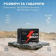 Акумулятор LiFePO4 IDZLLDI 12.8 В 300 А·год, 3.84 кВт·год, BMS 100 А для інвертора та резервного живлення - зображення 6