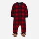 Детский теплый флисовый человечек для новорожденных Carter's 512314520 50-56 см Черный/Красный (1159860405) - изображение 1