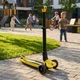 Самокат детский трехколесный складной для мальчика и девочки, желтый Lamborghini (L1-007) - изображение 1