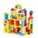 Деревянный конструктор Tree Toys MD 2358 Городок разноцветные фигуры 100 дет - изображение 1