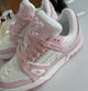 Кросівки Louis Vuitton Trainer Sneaker LV Pink White 38 - изображение 4
