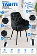 Стул/кресло на кухню TABITI Perfect Home Черный Польша Sic Velluto 20 Black - изображение 3