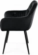 Стул/кресло на кухню TABITI Perfect Home Черный Польша Sic Velluto 20 Black - изображение 4