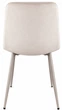 Стул/кресло на кухню PM-003 Perfect Home Беж с белыми ножками Польша Sic Velluto 2 Beige - изображение 5