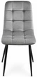 Стул/кресло на кухню PM-003 Perfect Home Серый Польша Sic Velluto 16 Grey - изображение 9