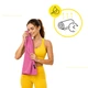 Спортивное полотенце Cornix 180 x 100 см из микрофибры XR-0557 Pink - изображение 3