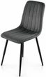 Стул/кресло на кухню PM-005 Perfect Home Графит Польша Sic Velluto 19 Graphite - изображение 1