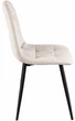 Стул/кресло на кухню PM-003 Perfect Home Беж Польша Sic Velluto 2 Beige - изображение 7