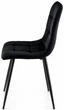 Стул/кресло на кухню PM-003 Perfect Home Черный Польша Sic Velluto 20 Black - изображение 3