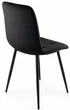 Стул/кресло на кухню PM-003 Perfect Home Черный Польша Sic Velluto 20 Black - изображение 6