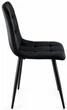 Стул/кресло на кухню PM-003 Perfect Home Черный Польша Sic Velluto 20 Black - изображение 7