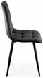 Стул/кресло на кухню PM-003 Perfect Home Графит Польша Sic Velluto 19 Graphite - изображение 7
