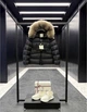Жіноча куртка Moncler чорного кольору в розмірі М артикул 59004 - зображення 5