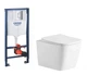Інсталяція Grohe Rapid SL 38772001 з панеллю змиву Skate Cosmopolitan 38732000 + унітаз Primera UF 005 Vortex Flush з сидінням Soft Close дюропласт - зображення 1