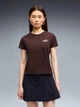 Футболка бавовняна довга жіноча Puma 682373-33 L Коричнева (4070033289563) - зображення 1