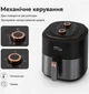 Аэрофритюрница 8 л, мультипеч электрический с терморегулятором, фритюрница без масла со съемной антипригарной корзиной, аэрогриль - изображение 6