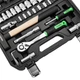 Набор инструментов, 1/2", 1/4", 72T, CR-V, 56 предметов, WINSO PRO - изображение 4