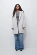 Пальто легке Pull & Bear світло-бежевий AQYVJ114 S - изображение 1