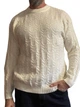 Теплий светр з кашеміром,пухнастий, біло-молочний, 2XL-3XL - изображение 1