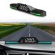 Универсальный автомобильный GPS-спидометр HUD G15 - Цифровой дисплей скорости, компас, часы, счетчик пробега - изображение 2