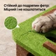 Игрушка для котов развивающая (лабиринт с шариками: зеленый верх, коричневый низ) 29.5 см 0001060 - изображение 3