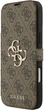 Чохол-книжка для смартфона Guess Book 4G Metal Logo для Apple iPhone 18 Pro Max / Apple iPhone 17 Pro Max Brown (3666339673642) - зображення 1
