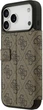 Чохол-книжка для смартфона Guess Book 4G Metal Logo для Apple iPhone 18 Pro Max / Apple iPhone 17 Pro Max Brown (3666339673642) - зображення 4