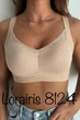 Топ-бюстгальтер с ажурной сеткой 8124 Lora Iris светло-бежевый L - изображение 1