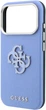 Чохол для смартфона Guess Grained & Big Resin Logo для Apple iPhone 18 Pro / Apple iPhone 17 Pro Blue (3666339655020) - зображення 5