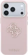 Etui na smartfon Guess Grained & Big Resin Logo do Apple iPhone 18 Pro / Apple iPhone 17 Pro Pink (3666339654948) - obraz 3