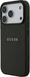 Etui na smartfon Guess Grained Gold Ring MagSafe do Apple iPhone 18 Pro / Apple iPhone 17 Pro Czarne (3666339673536) - obraz 2