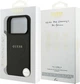 Etui na smartfon Guess Grained Gold Ring MagSafe do Apple iPhone 18 Pro / Apple iPhone 17 Pro Czarne (3666339673536) - obraz 7