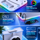 Док-станция Saitake STK-DZ501 для PlayStation 5 PS5 (версия с дисководом и Digital), охлаждение, зарядка 2 DualSense, держатель для наушников - изображение 9