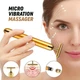 Ионный массажер для лица Energy Beauty Bar 6000 микровибраций в минуту с покрытием под золото - изображение 9