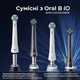 Насадки для зубної щітки oral b io універсальні Dental Man Star Light Black iO змінні головки для електричної щітки орал б іо відбілюючі чорні 4 шт - зображення 2