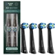 Насадки для зубної щітки oral b io універсальні Dental Man Star Light Black iO змінні головки для електричної щітки орал б іо відбілюючі чорні 4 шт - зображення 4