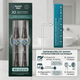 Насадки для зубної щітки oral b io універсальні Dental Man Star Light Black iO змінні головки для електричної щітки орал б іо відбілюючі чорні 4 шт - зображення 9