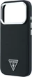 Etui na smartfon Guess Grained Triangle Logo MagSafe do Apple iPhone 18 Pro / Apple iPhone 17 Pro Czarne (3666339654740) - obraz 5