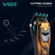 Профессиональная беспроводная машинка для стрижки VGR V-668, 8000-11000 RPM, 6 насадок, LED экран, сменные корпуса. - изображение 6