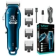 Машинка для стрижки волос VGR V-679 BLUE аккумуляторная профессиональная, мужской триммер для бороды и окантовки, 4 насадки - изображение 1