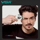 Профессиональная аккумуляторная машинка для стрижки волос и бороды VGR V-699 White, триммер мужской с LED дисплеем, 4 насадки, для окантовки и ухода дома - изображение 7