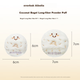 Спонж для макіяжу Everbab Aibella Coconut Bagel Velvet Bare Skin Loose Powder Puff, 2 шт. - изображение 4