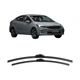 Склоочисники Aoye підходять для Kia K3 (моделі 2013-2018)/K3S (моделі 2014-2017), безрамкові щітки склоочисників, передні склоочисники, 1 пара, 26+14 дюймів - зображення 2