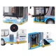 Игрушечный мусоровоз Yixuan Toys Extra Large для санитарной техники, самозагружающийся и разгружающий мусорный бак, детская игрушка, подарок. - изображение 1