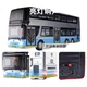 Игрушечный мусоровоз Yixuan Toys Extra Large для санитарной техники, самозагружающийся и разгружающий мусорный бак, детская игрушка, подарок. - изображение 2