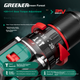 Аккумуляторная бесщеточная ударная дрель GREENER 21 В, бытовой, с литиевой батареей, электрическая отвертка, многофункциональная, для сверления стен, высокая мощность 55 Н·м, с двумя батареями. - изображение 7