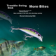Guowangluya Rice Noodle Sinking Micro Lure Artificial Bait for Freshwater Bass, Bionic Imitation Bait, 3.6g/LZ01 Color - изображение 5